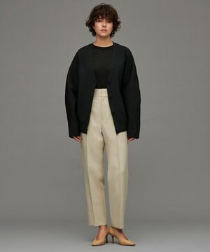 カラーツイル テーパードパンツ