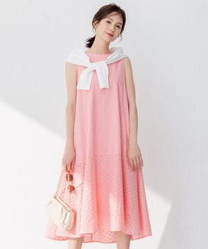 【人気につき新色追加！】エンブロイダリーレース ワンピース