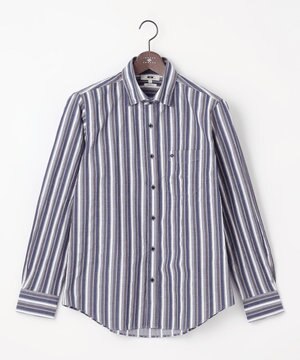  【オーガニックコットン】オーガニックコードストライプ シャツ
