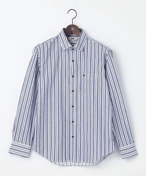  【オーガニックコットン】オーガニックコードストライプ シャツ