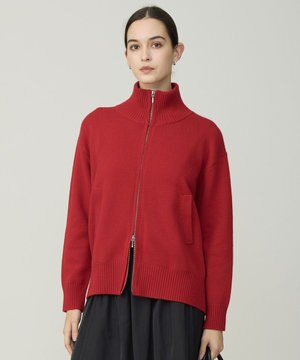  【新色追加】ソフトカシミヤミックス ニットトラックジャケット