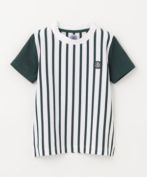  【110-130cm】ストライプ Ｔシャツ