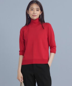 【6色展開・UVケア】モダンタートルニット