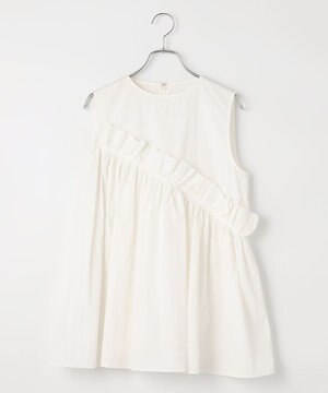  【ANSWER for フォトジェニックスタイル】ダイアゴナルティアードブラウス