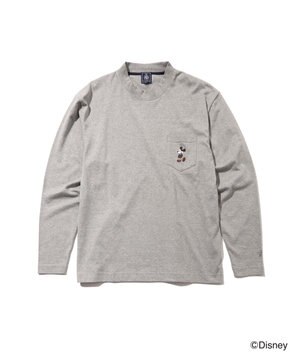  【DISNEY COLLECTION】【UNISEX】ワンポイントロングスリーブ Tシャツ / ミッキーマウス