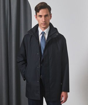  【仕事で着用可】ラスタードビー フーデッドブルゾン_地柄(24/25年モデル)