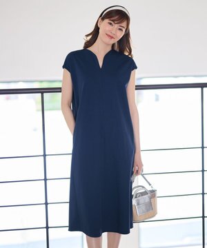 【洗える】ロイヤルクールポンチ ベルト付き ワンピース