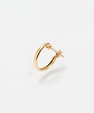  【K10】ディアフープピアス ゴールド(片耳)