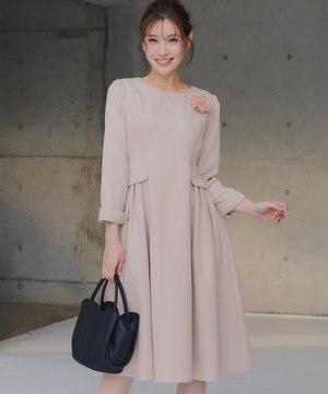  【XSサイズ追加・新色追加】サイドフラップワンピース