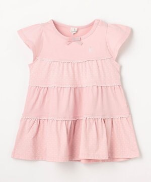  【80-100㎝】 ドットティアードチュニック