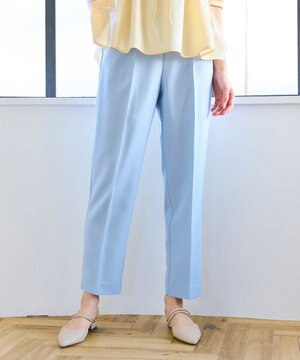  美シルエットカラーテーパード パンツ