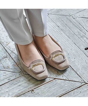  <Riz raffinee>バックルオペラパンプス