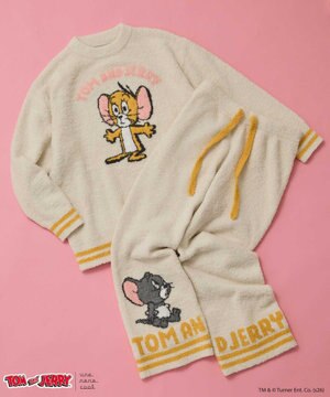  トムとジェリー × une nana cool プルオーバー＆ロングパンツセット