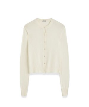  【洗える】コットンカシミヤ　カーディガン