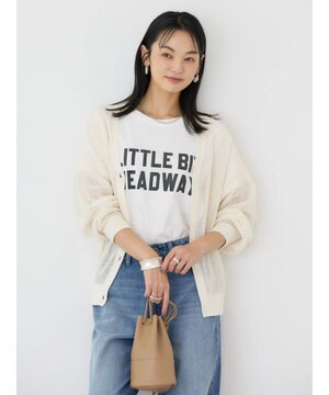  メッシュＶネックニットカーディガン