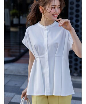 【洗える】カナパジャージー ブラウス