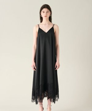  レースコンビ2wayキャミワンピース