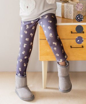  裏シャギー総柄ガーリーパンツ