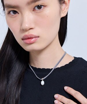  TIED WITH PEARL NECKLACE ネックレス