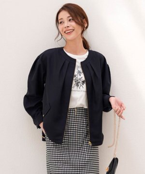  【BAILA掲載/花粉リリース】スプリングコンフォート ブルゾン