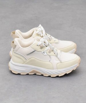 【PARADIS COULEUR】晴雨兼用異素材コンビワントーンスニーカー