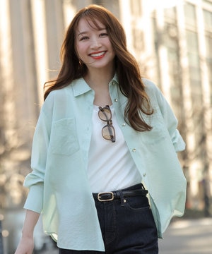 シアーダブルポケット シャツ