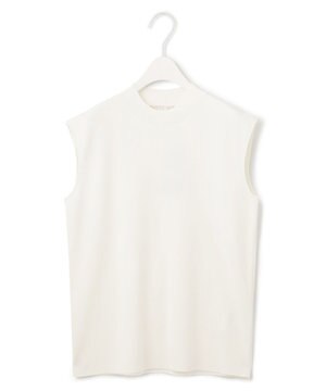  【洗える】 ドライコットンアセテート ノースリーブプルオーバー