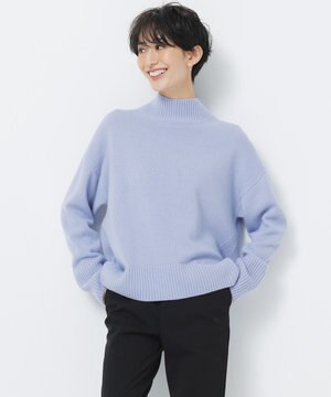 カシミヤブレンド ハイネックニット