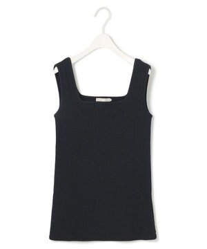 【WEB限定カラーあり・洗える】 ブロードステッチリブ タンクトップ