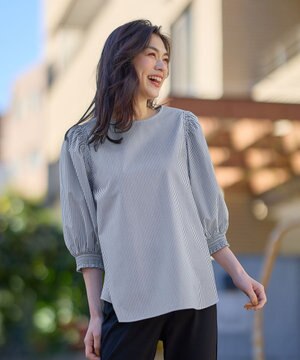 エニィファンクション ボリュームスリーブシャツ