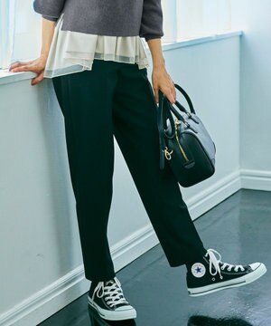 【裏起毛・吸湿発熱】ストレッチサーモ テーパードパンツ