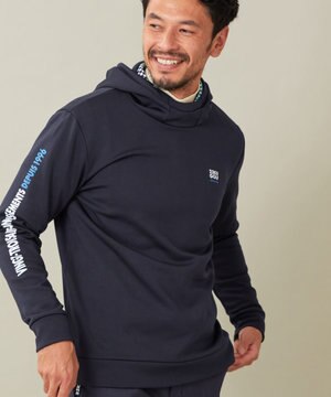  【MEN】ストレッチ裏フリース フーディー