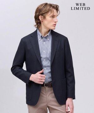  新色追加【WEB限定】【吸水速乾 / 洗える / 超軽量 / ストレッチ】ブリーザブルレノクロス ジャケット