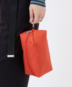  LARGE ZIP POUCH/オータムオレンジ