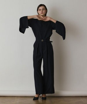  ハイウエストワイドパンツ