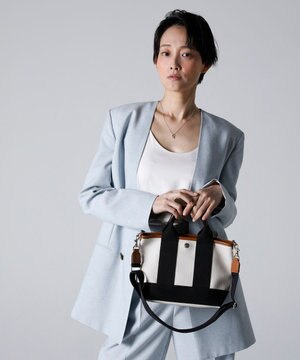  【Breath TOPKAPI】SCOTCH GRAIN スコッチグレイン ショルダー付き ミニ トートバッグ SS