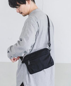  RiVER - SHOULDER POUCH ショルダーポーチ  シワ加工