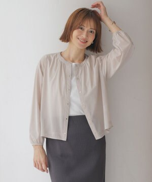 【洗える】シアー カーディガン