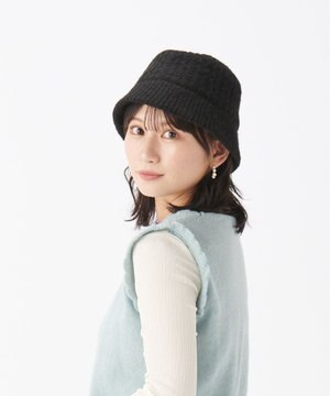  estaa ケーブルサーモ バケットハット／サイズ調整可／手洗い