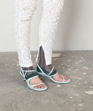  ストライプ柄シアートレンカ