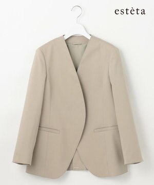  【エステータ】ライトダブルクロス ジャケット