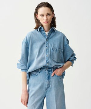  【upper hights × uncrave】THE SENSE uncrave デニムシャツ