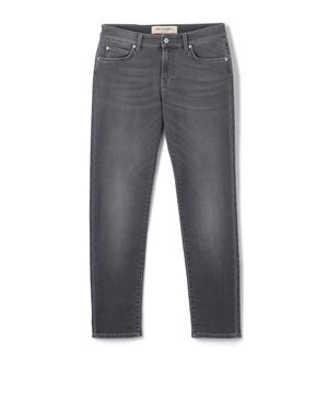  【WEB限定】【ROY ROGER'S】LEONARDO  / スリムテーパードジャージーデニム / BLACK