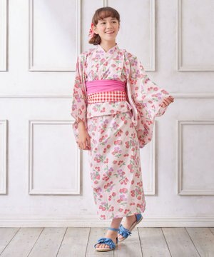  ロング丈 浴衣 セット