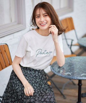  ロゴ刺繍 Tシャツ