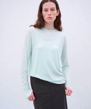  MODAL SILK JERSEY | クルーネックプルオーバー