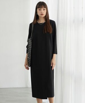  【新色追加・防シワ・速乾・洗える】Fied デザインワンピース