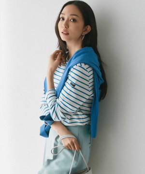  【Oggi4月号掲載/洗える】Armor-lux ボーダー カットソー