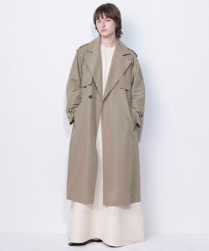 【ReNAVE・セットアップ可/撥水加工/防シワ】ポリエステルタッサー コート