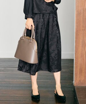  【セットアップ対応】フラワーオパールプリント スカート